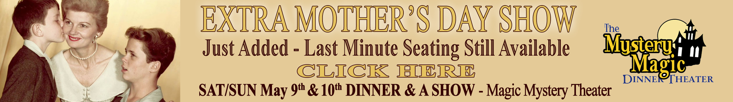 Beaver Wally Cleaver for Mothers Day Special Weekend ADDED copy The Mystery & Magic Dinner Theater