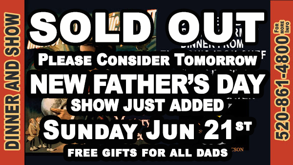 New Show just added Sunday Jun 21st. Please consider Father's Day. Free Gift for ALL Dad's
