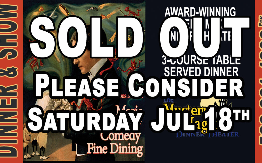 Mystery & Magic Dinner Theater – “Murder at the Magic Show II”