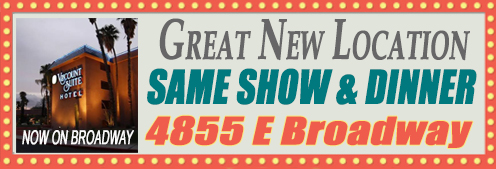 Banner for Great New Location Same Great Show Dinner copy The Mystery & Magic Dinner Theater